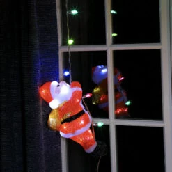 30cm Acrylic Climbing Santa Christmas Figure
