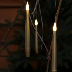 Battery Red Magic Christmas Tree Candles, Remote Controlled Wand, 10 Pack -Twinkly Twinkly Store 1021102 1 1