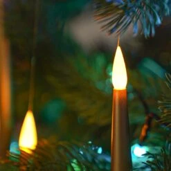 Battery Red Magic Christmas Tree Candles, Remote Controlled Wand, 10 Pack -Twinkly Twinkly Store 1021102 2 1