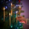 Battery Red Magic Christmas Tree Candles, Remote Controlled Wand, 10 Pack -Twinkly Twinkly Store 1021102 3 1