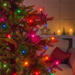 35.8m Indoor Traditional Multi Coloured Classic Mini Christmas Fairy Lights