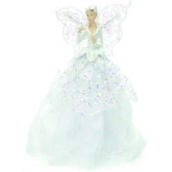 23cm Pink Angel Christmas Tree Topper Decoration