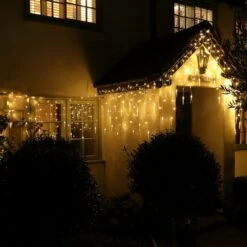 7.1m Multi Function Christmas Icicle Tube Lights, 360 Warm White LEDs