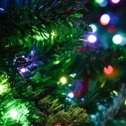 Outdoor Battery Garland, Wreath, 2 Potted Trees Christmas Door Set, Colour Changing LEDs 11 Outdoor Battery Garland, Wreath, 2 Potted Trees Christmas Door Set, Colour Changing LEDs -Twinkly Twinkly Store 2521049 8