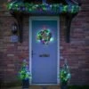 Outdoor Battery Garland, Wreath, 2 Potted Trees Christmas Door Set, Colour Changing LEDs -Twinkly Twinkly Store 2521049 9