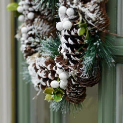 36cm Outdoor Pine Christmas Wreath -Twinkly Twinkly Store 2541016 1