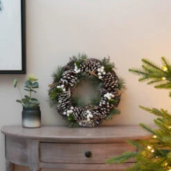 36cm Outdoor Pine Christmas Wreath -Twinkly Twinkly Store 2541016 5