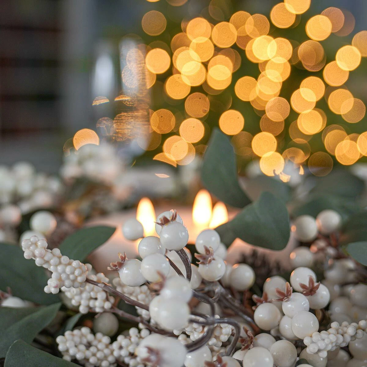 40cm Outdoor Winter Berry Christmas Wreath 4 40cm Outdoor Winter Berry Christmas Wreath - Image 2