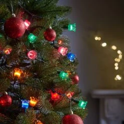 Indoor Traditional Multi Coloured Canterbury Belles Christmas Fairy Lights -Twinkly Twinkly Store 4405pb 5