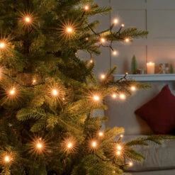 35.9m Outdoor Christmas Tree Fairy Lights, 480 Antique White LEDs