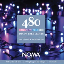 14.3m Outdoor Christmas Tree Fairy Lights, 480 Pastel LEDs -Twinkly Twinkly Store 4921610 1