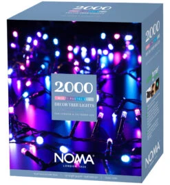60m Outdoor Christmas Tree Fairy Lights, 2000 Pastel LEDs -Twinkly Twinkly Store 4921613