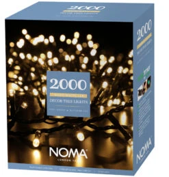 60m Outdoor Christmas Tree Fairy Lights, 2000 Warm White LEDs -Twinkly Twinkly Store 4921623