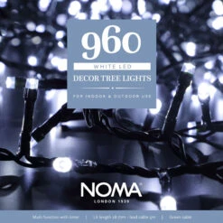 28.8m Outdoor Christmas Tree Fairy Lights, 960 White LEDs -Twinkly Twinkly Store 4921632 1