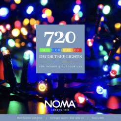 21.6m Outdoor Christmas Tree Fairy Lights, 720 Multi Coloured LEDs -Twinkly Twinkly Store 4921641 1