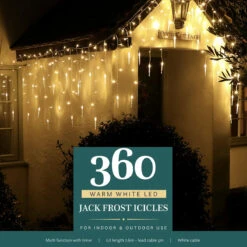 7.1m Multi Function Christmas Icicle Tube Lights, 360 Warm White LEDs -Twinkly Twinkly Store 6821020 1 1