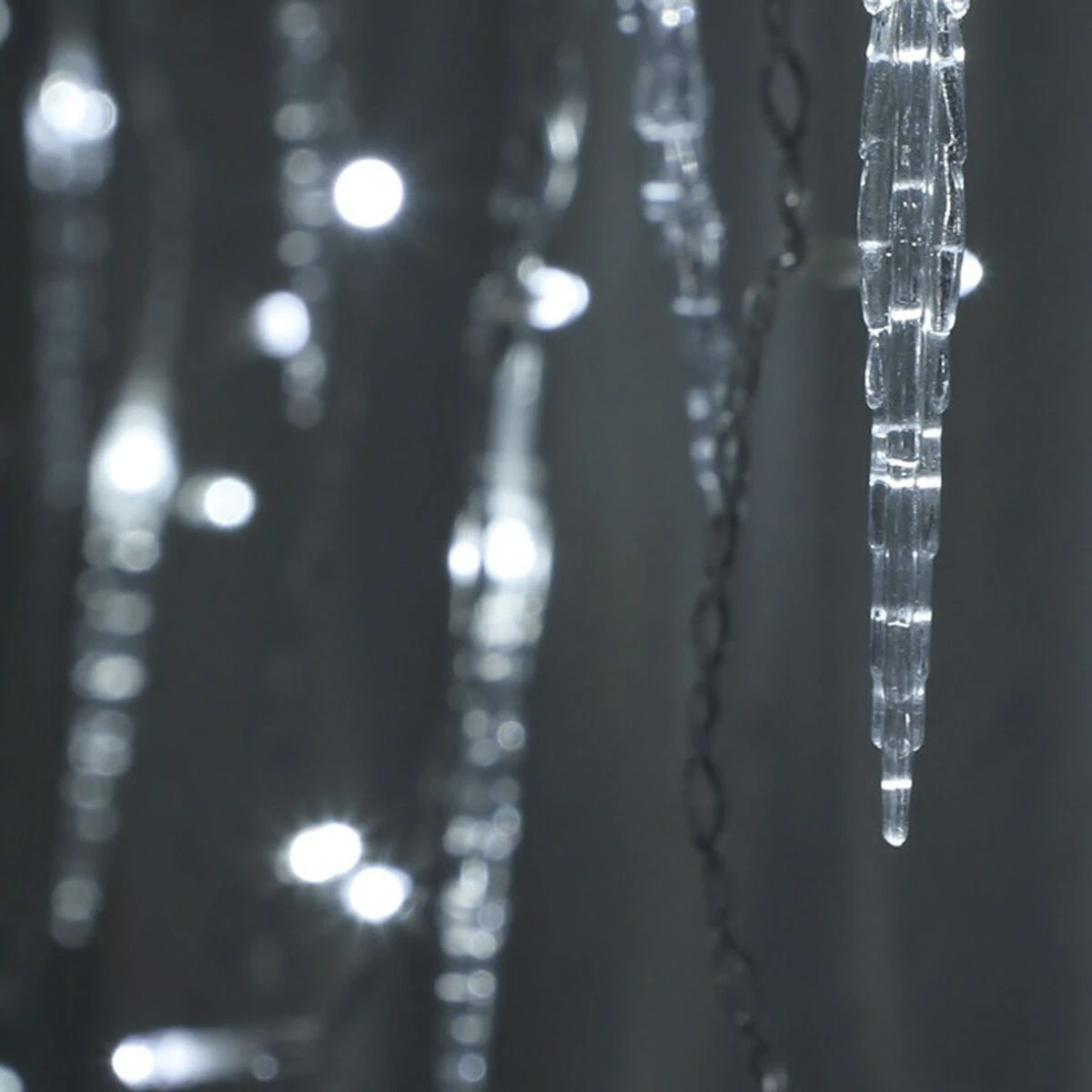 7.1m Multi Function Christmas Icicle Tube Lights, 360 White LEDs 4 7.1m Multi Function Christmas Icicle Tube Lights, 360 White LEDs - Image 2