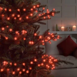 9.6m Outdoor Christmas Berry Lights, 480 Multi Coloured LEDs