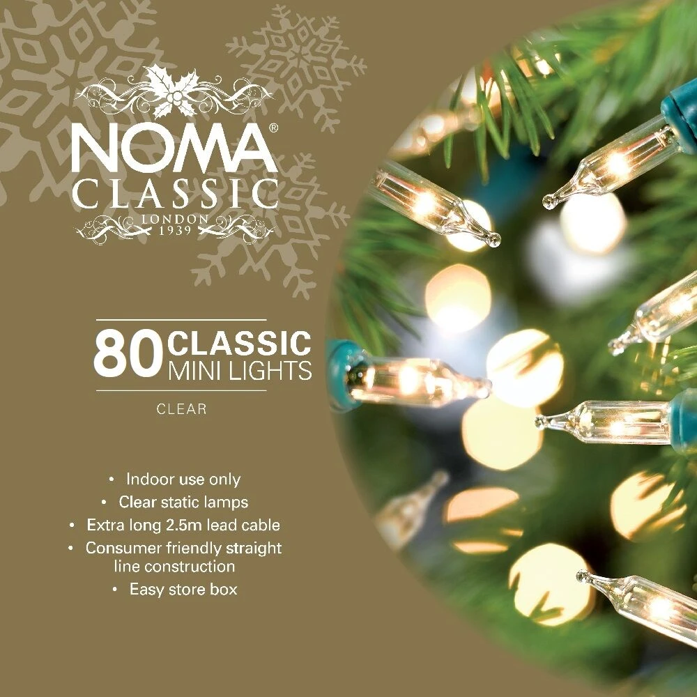 11.9m Indoor Classic Mini Christmas Tree Fairy Lights, 80 Warm White Bulbs 10 11.9m Indoor Classic Mini Christmas Tree Fairy Lights, 80 Warm White Bulbs - Image 8