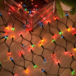 7.4m Indoor Alderbrook Christmas Tree Fairy Lights, 100 Multi Coloured Bulbs 10 7.4m Indoor Alderbrook Christmas Tree Fairy Lights, 100 Multi Coloured Bulbs -Twinkly Twinkly Store ak502gm 2 1