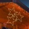 ConnectGo® Outdoor 3 Wire Star Christmas Silhouette, Connectable 2 ConnectGo® Outdoor 3 Wire Star Christmas Silhouette, Connectable -Twinkly Twinkly Store cg056ww 6