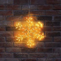 ConnectGo® Outdoor Wire Snowflake Christmas Silhouette, Connectable -Twinkly Twinkly Store cg058ww 3