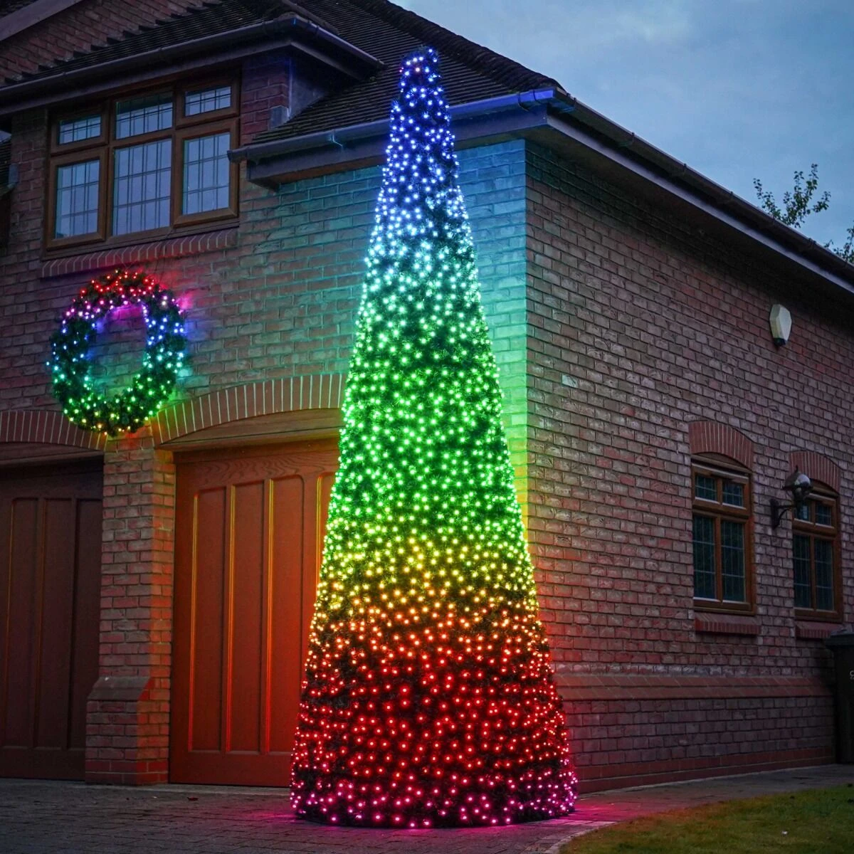6m Outdoor Commercial Smart App Controlled Twinkly Pro Christmas Cone Tree 3 6m Outdoor Commercial Smart App Controlled Twinkly Pro Christmas Cone Tree