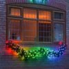 2.5m Outdoor Commercial Smart App Controlled Twinkly Christmas Garland -Twinkly Twinkly Store mt109 twly