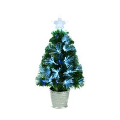 2ft Fibre Optic Christmas, White And Multi Coloured LEDs -Twinkly Twinkly Store p003161 1