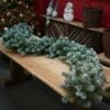 2.7m Frosted Christmas Garland With Pinecones -Twinkly Twinkly Store p006107 4