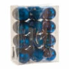 24 X 8cm Royal Blue Assorted Shatterproof Christmas Tree Baubles -Twinkly Twinkly Store p015700 1