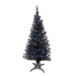 2ft Black Fibre Optic Christmas Tree, White LEDs 8 2ft Black Fibre Optic Christmas Tree, White LEDs -Twinkly Twinkly Store p016599 1