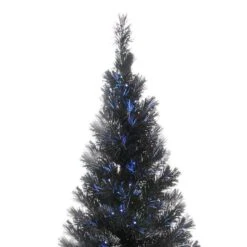 2ft Black Fibre Optic Christmas Tree, White LEDs 9 2ft Black Fibre Optic Christmas Tree, White LEDs -Twinkly Twinkly Store p016599 2