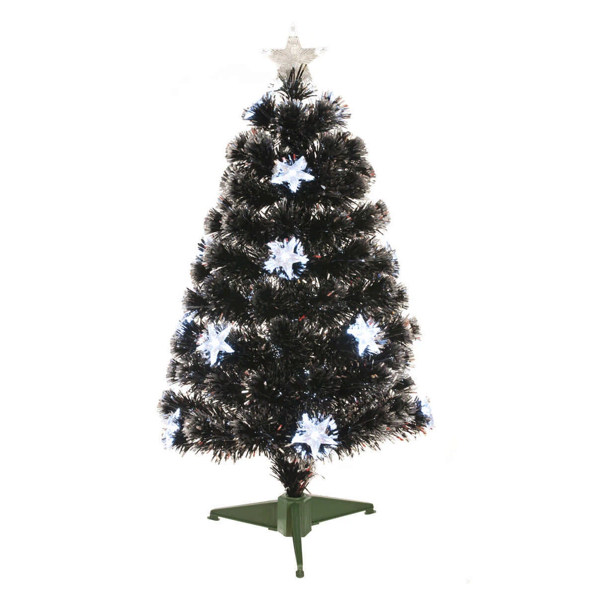 2ft Fibre Optic Christmas Tree With Stars 6 2ft Fibre Optic Christmas Tree With Stars - Image 4