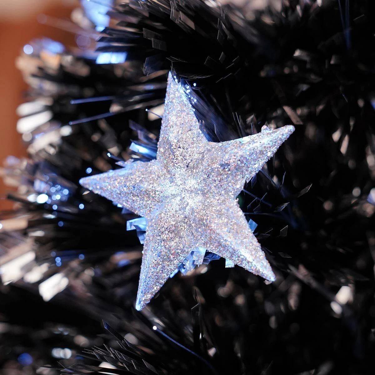 2ft Fibre Optic Christmas Tree With Stars 4 2ft Fibre Optic Christmas Tree With Stars - Image 2