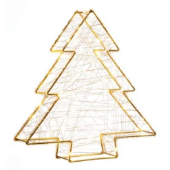 32cm Battery Gold Tree LED Christmas Table Decoration -Twinkly Twinkly Store p032101 1