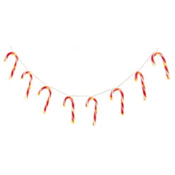 Battery Candy Cane Christmas Fairy Lights 8 Battery Candy Cane Christmas Fairy Lights -Twinkly Twinkly Store p032180 1