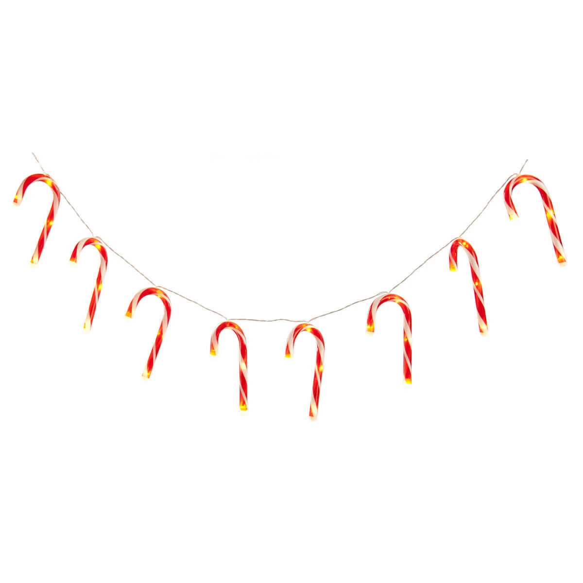 Battery Candy Cane Christmas Fairy Lights 5 Battery Candy Cane Christmas Fairy Lights - Image 3