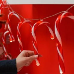 Battery Candy Cane Christmas Fairy Lights 9 Battery Candy Cane Christmas Fairy Lights -Twinkly Twinkly Store p032180 1 1