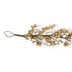 1.3m Gold And White Cluster Berry Christmas Garland 16 1.3m Gold And White Cluster Berry Christmas Garland -Twinkly Twinkly Store p035257 5