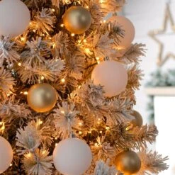 7.7m Indoor & Outdoor Twinkling Christmas Tree Fairy Lights, 300 White LEDs