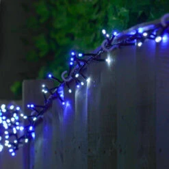 7.7m Outdoor Twinkling Christmas Tree Fairy Lights, 300 Blue & White LEDs -Twinkly Twinkly Store p036128 7