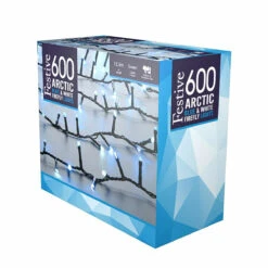 15.5m Outdoor Twinkling Christmas Tree Fairy Lights, 600 Blue & White LEDs -Twinkly Twinkly Store p036129 1