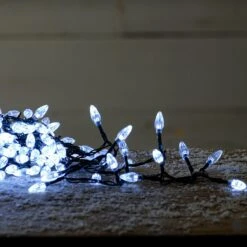 11.9m Indoor & Outdoor Traditional Diamond Christmas Tree Fairy Lights, 200 White LEDs -Twinkly Twinkly Store p036166 1