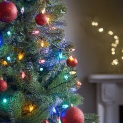 11.9m Indoor & Outdoor Traditional Diamond Christmas Tree Fairy Lights, 200 Multi Coloured LEDs -Twinkly Twinkly Store p036167 8 1