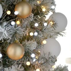 3m Silver Firefly Wire Christmas Tree Berry Lights, White And Warm White LEDs -Twinkly Twinkly Store p036444 3
