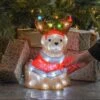 33cm Acrylic LED Christmas Dog Figure -Twinkly Twinkly Store p036508 3