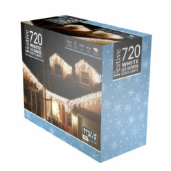 17.8m Christmas Snowing Effect Icicle Lights, 720 White LEDs -Twinkly Twinkly Store p036798 1