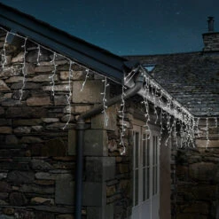 17.8m Christmas Snowing Effect Icicle Lights, 720 White LEDs -Twinkly Twinkly Store p036798 2 1