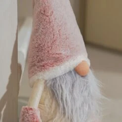 55cm Sitting Pink Hat Gonk Christmas Decoration -Twinkly Twinkly Store p038949 2